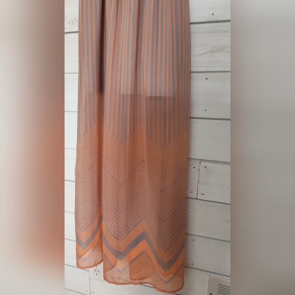 Freebird Gray Maxi Sundress with Spaghetti Straps - Picture 3 of 6